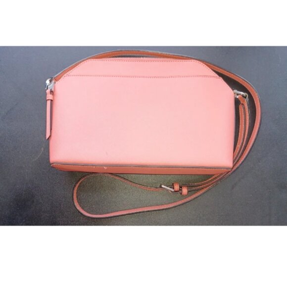 Calvin Klein Crossbody Bag 👛 | 11.5" wide, 7.5" high, 2.75" deep | Coral - Picture 2 of 5